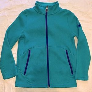 SPYDER! FABULOUS TEAL TEXTURED ZIP UP JACKET❤️